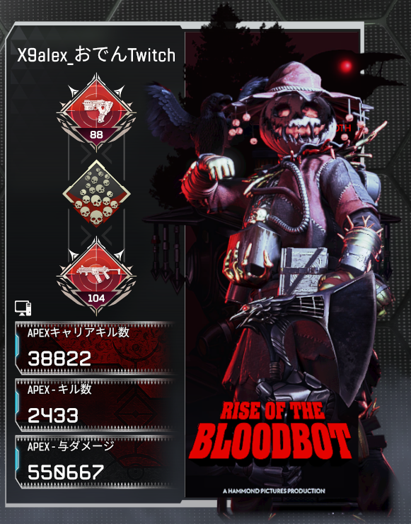やっぱり赤系バナーは最高ですな！🔴　#ApexLegends
