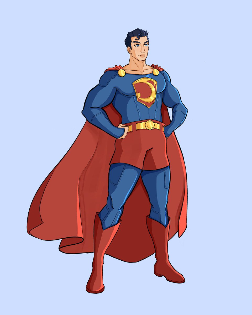ra0cal's tweet image. Also using this space to shout out @haru_ch1 and @hoshimico , two extremely talented artists who helped realize my vision for calverse Superman better than a prompt and algorithms ever could