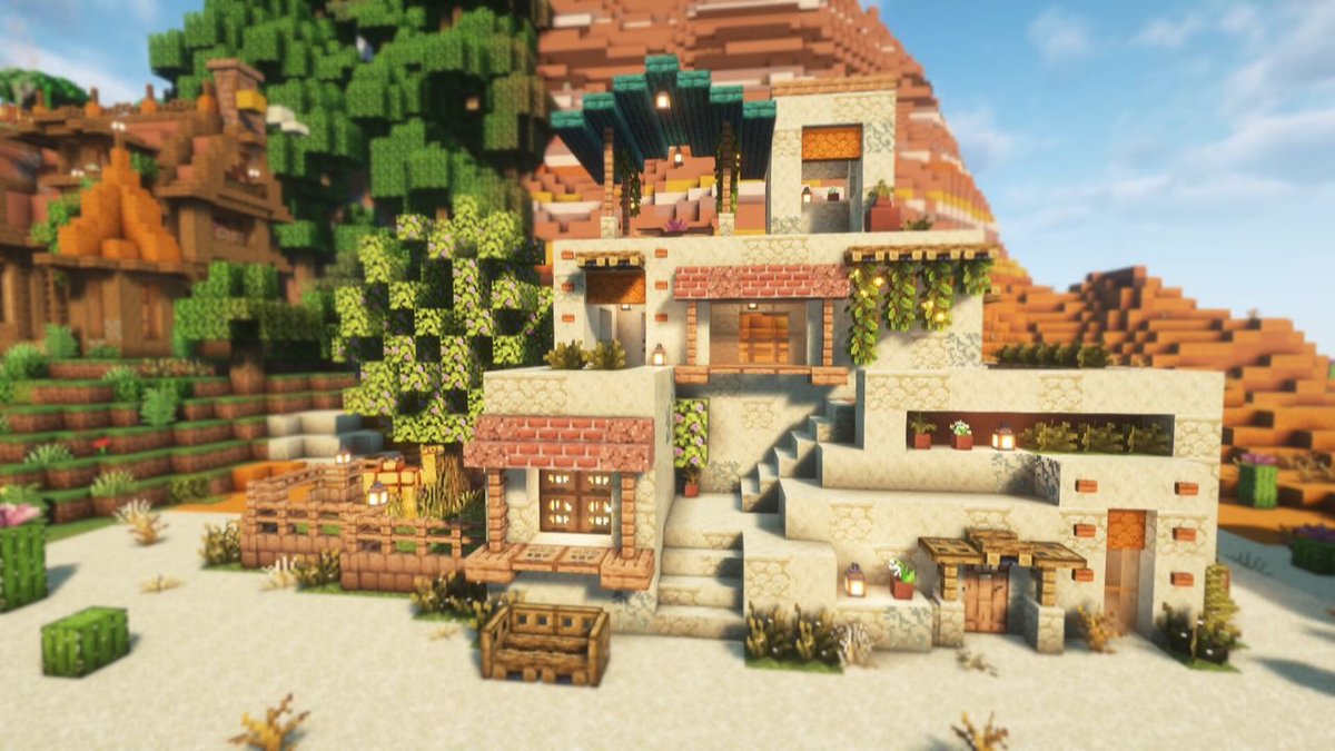 A_chama_oo's tweet photo. #2025年自分が選ぶ今年下半期の4枚 
#minecraft
#マイクラ
#マイクラ建築

・村で暮らすマインクラフト Part.2
・ペールオークで作るお店3選 Cafe
・砂漠の国で暮らすマインクラフト Part.2
・赤い屋根の大きなお家 Tutorial https://t.co/iVeZ8ntfl4