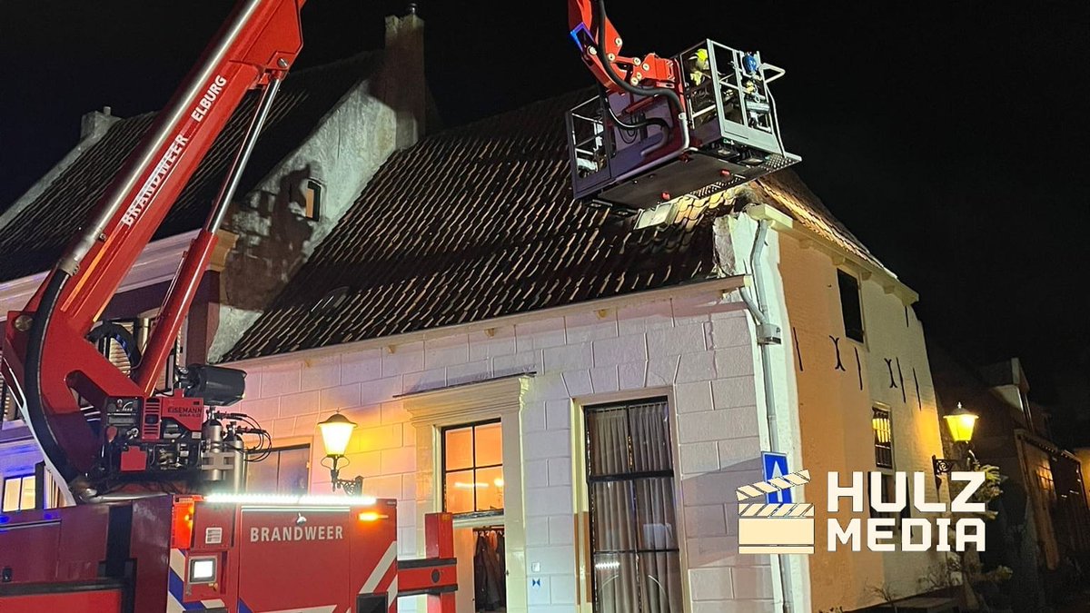 112 melding Schoorsteenbrand in monumentaal pand Elburg