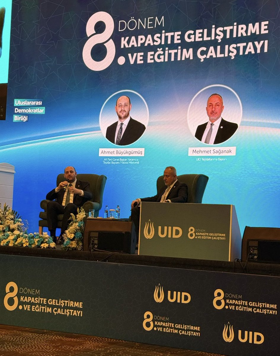 AK Parti Genel Başkan Yardımcısı ve Teşkilat Başkanı Sn. Ahmet Büyükgümüş Bey’i <a href="/abuyukgumus/">Ahmet Büyükgümüş</a> <a href="/U_I_D/">Union of International Democrats</a> çalıştayımızda konuk ettik.

Teşkilatçılık anlayışı ve dünya siyasetine dair kapsamlı değerlendirmelerde bulunduk.

Katılımları ve katkıları için teşekkür ederiz.