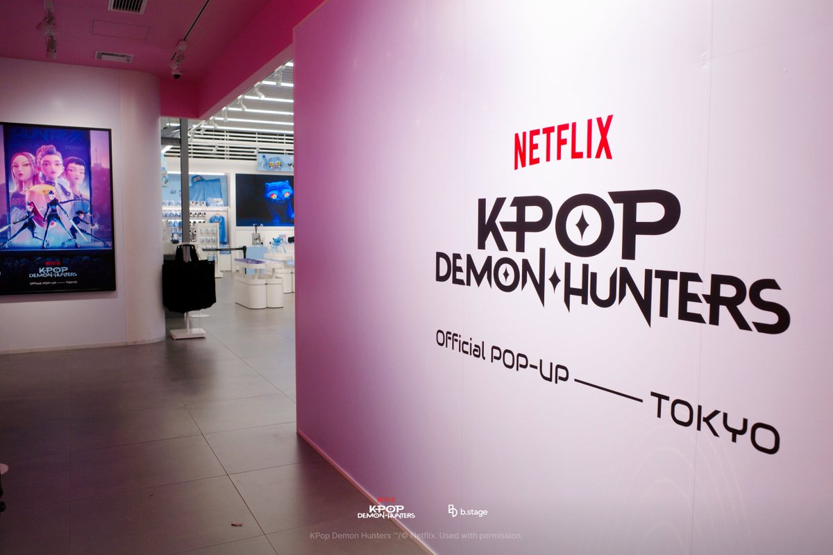 KPop Demon Hunters Official POP-UPㅡTOKYO NOW OPEN✨ 📆2025.12.26