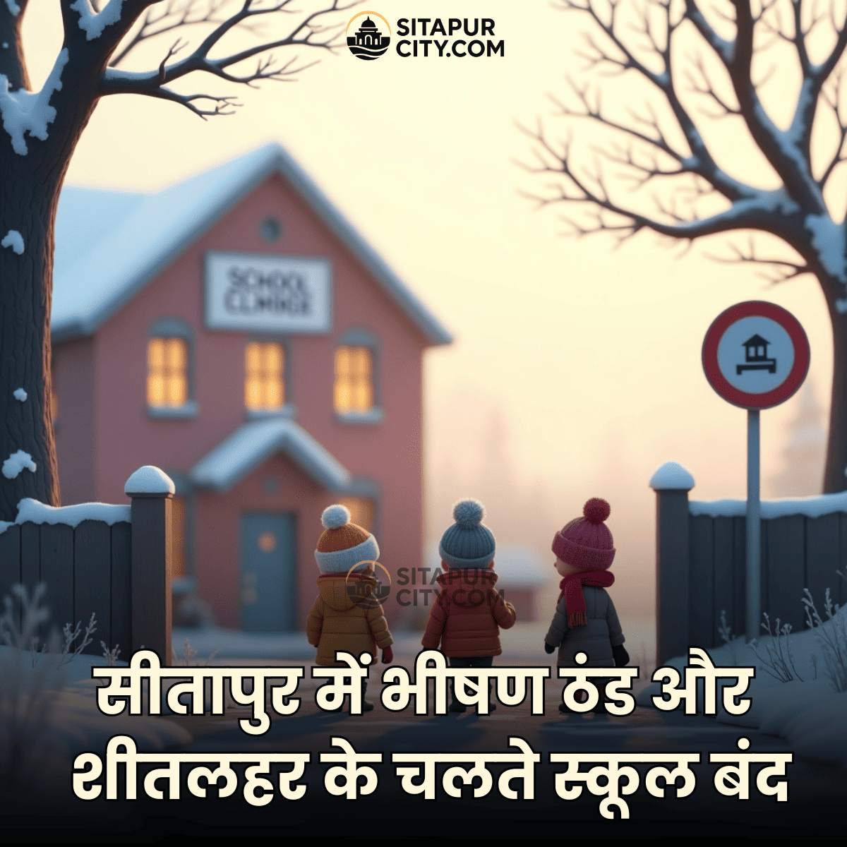 Sitapur Ki News: सीतापुर में भीषण ठंड और शीतलहर के चलते 26 दिसंबर को कक्षा 8 तक के स्कूल बंद ❄️ 
सीतापुर में शीतलहर का असर तेज…

🔗 पूरी खबर यहाँ पढ़ें:
👉 sitapurcity.com/sitapur-school…

#Sitapur #SitapurNews #SchoolClosed #ColdWave #WinterAlert #UPNews #BreakingNews