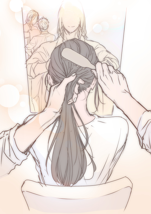 kon_asahi's tweet photo. pixivコミックさまにて『パパ×パパ～αとΩで夫夫やってます～』23話後半が更新されました！

▷https://t.co/dXMAwlT7ST

ちな様（@_withlove_0）リクエストありがとうございました♥️「まりんの成人式の時の家族写真(風)」です👘💐🎀はるパパはこの頃には着付けもヘアアレンジも習得しているはず…！ https://t.co/KcEAJ4XkQq