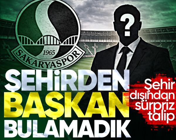 Sakaryaspor'a pazar günü yapılacak genel kurul öncesinde başkan bulunamadı. Şehrin iş adamları Sakarya'nın en büyük markasına sırt çevirmiş durumda. Sakaryaspor'a Türkiye’de büyük işlere imza atan firmanın sahibi başkanlık için talip olurken, görüşmeler yapılıyor.

İŞTE DETAYLAR:
