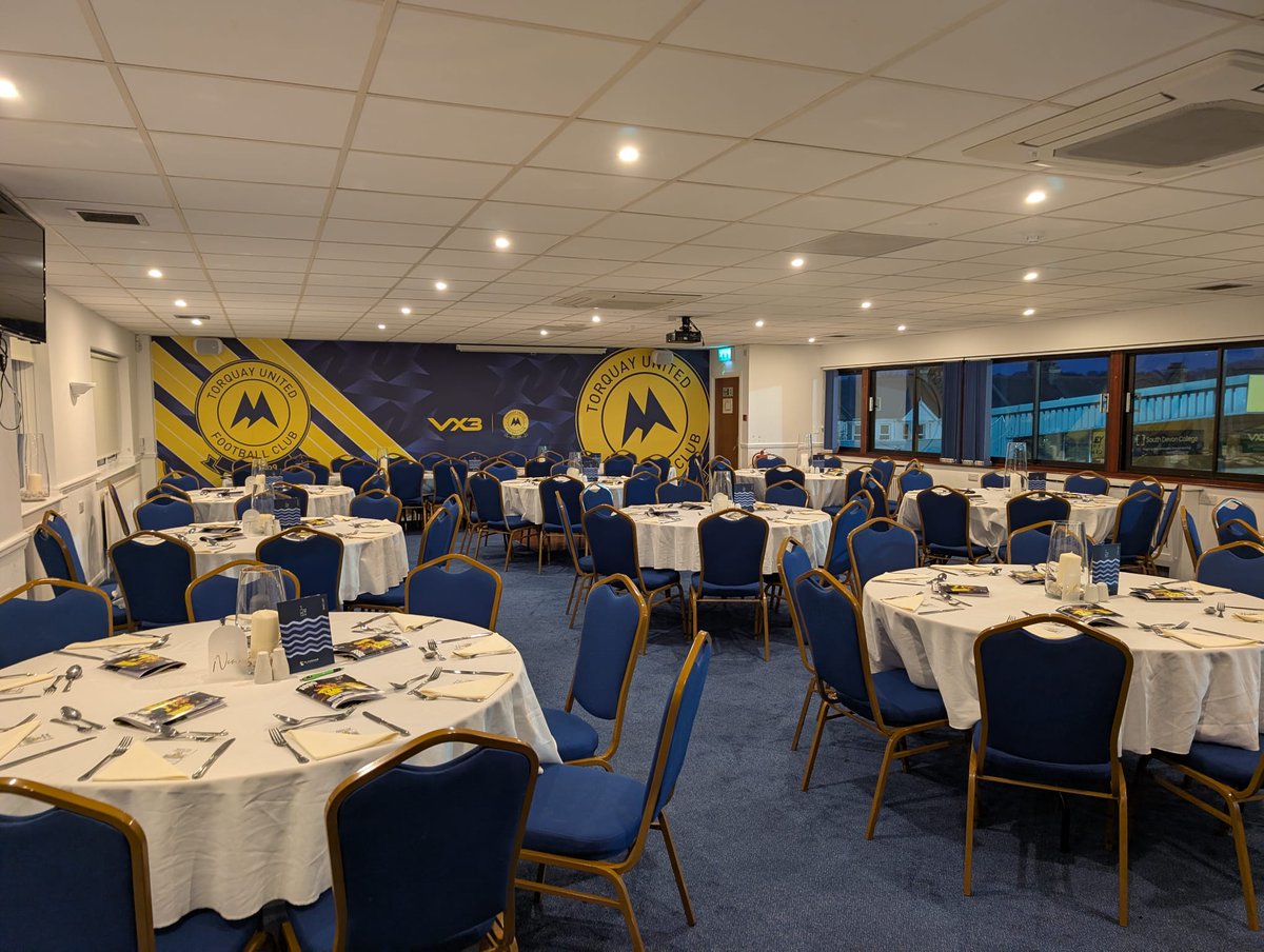 TUFC1899's tweet image. 🌅 Good Morning, Yellow Army!

Our fantastic team of staff and volunteers have been up extra early this Boxing Day, making sure Plainmoor is ready for this afternoon's BIG match!

🎟️  Only a few tickets remaining!

➡️  tinyurl.com/bddv7u69

#tufc