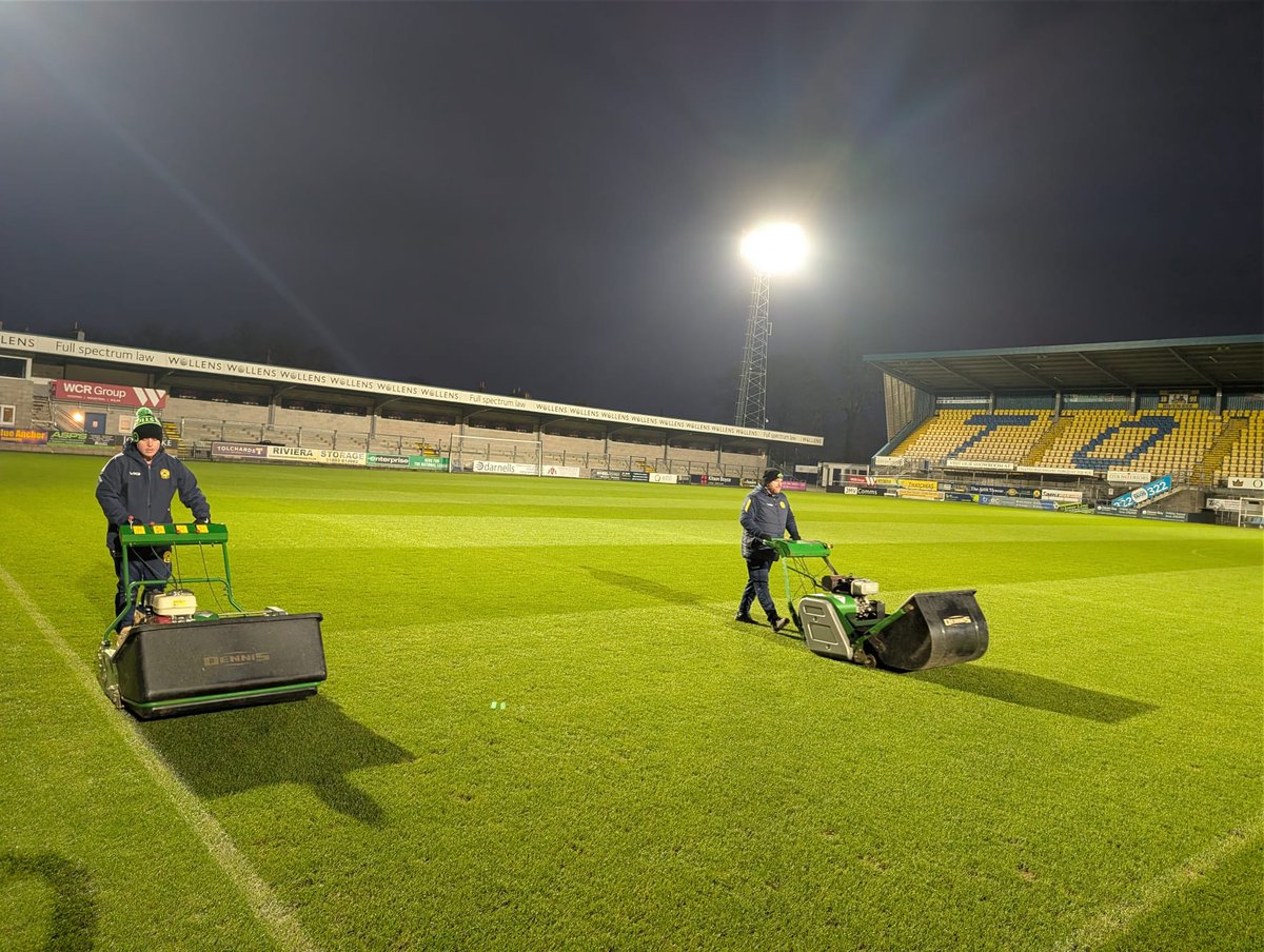 TUFC1899's tweet image. 🌅 Good Morning, Yellow Army!

Our fantastic team of staff and volunteers have been up extra early this Boxing Day, making sure Plainmoor is ready for this afternoon's BIG match!

🎟️  Only a few tickets remaining!

➡️  tinyurl.com/bddv7u69

#tufc