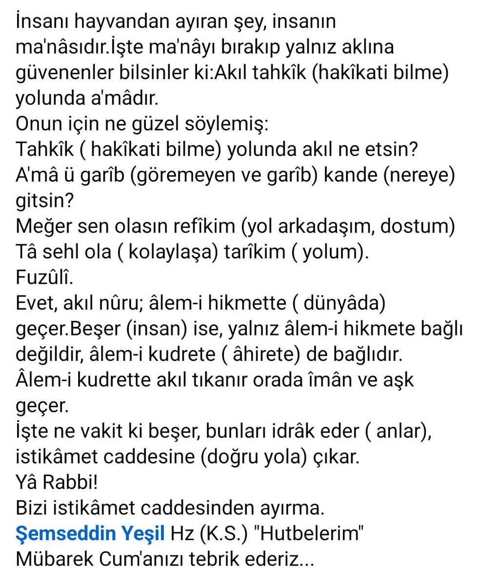 M.Şemseddin Yeşil Hz (@semseddinyesil) on Twitter photo 
