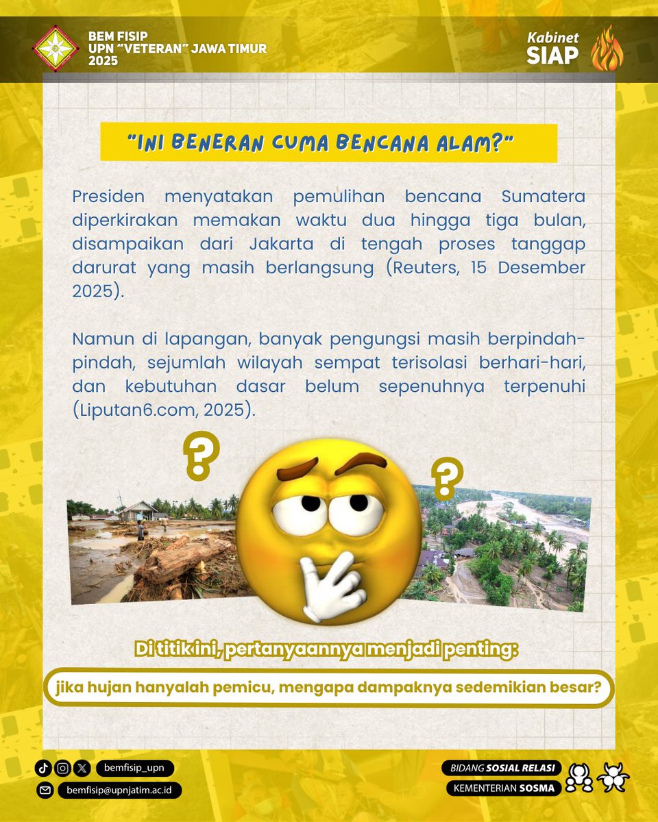 BEM FISIP UPNVJT tweet media
