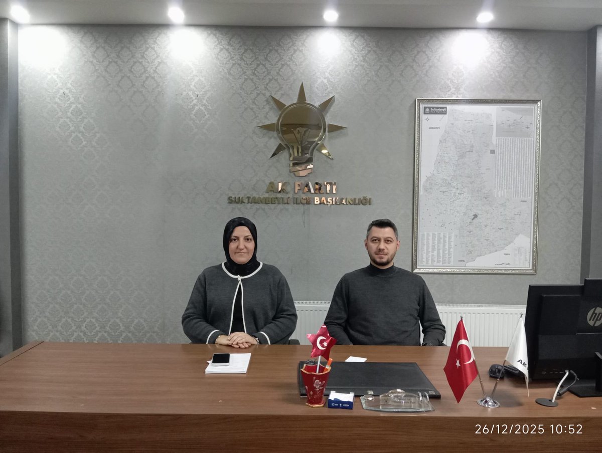 Bugün AK Parti Sultanbeyli İlçe Başkanlığı’ndaki nöbetçilerimiz İlçe Yönetim Kurulu Üyemiz; Meryem Yıldız ve Belediye Meclis Üyemiz; Faruk Samet Varan 

🕔 İlçe Nöbet Saatimiz: 10:00-17:00

ℹ️ Soru, görüş ve önerileriniz için iletişim numaramız:📞 0(216) 398 98 97