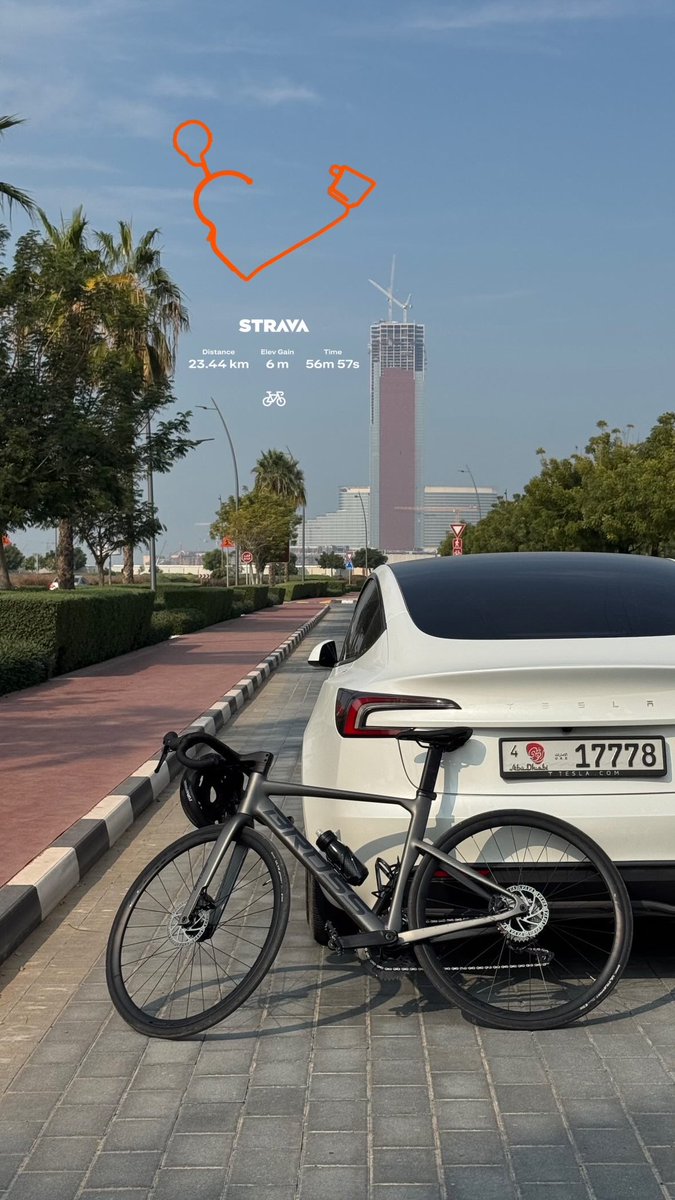 immbhi's tweet photo. Waldorf To Al Marjan Island 🚴🌴 https://t.co/tEdHR0E7Aw