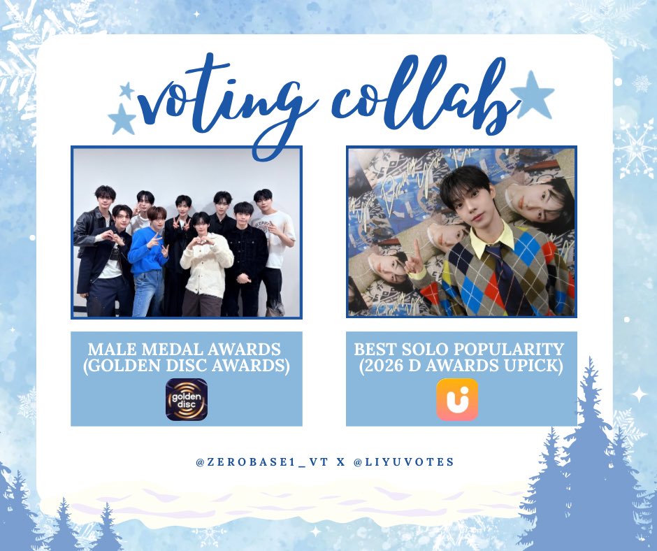 ZEROBASE1_VT's tweet image. [📢 VOTING COLLABORATION ]

ZEROSE! 🌹 Lobudans and @liyuvotes helped us a lot for ZB1 for GDA25 so now its our turn to pay them back!

Please collect blue jams on UPICK and vote for Liyu in the Best Solo Popularity Category 🏆 

Drop your proofs below with #ZB1xLIYU ⬇️

‼️Since…