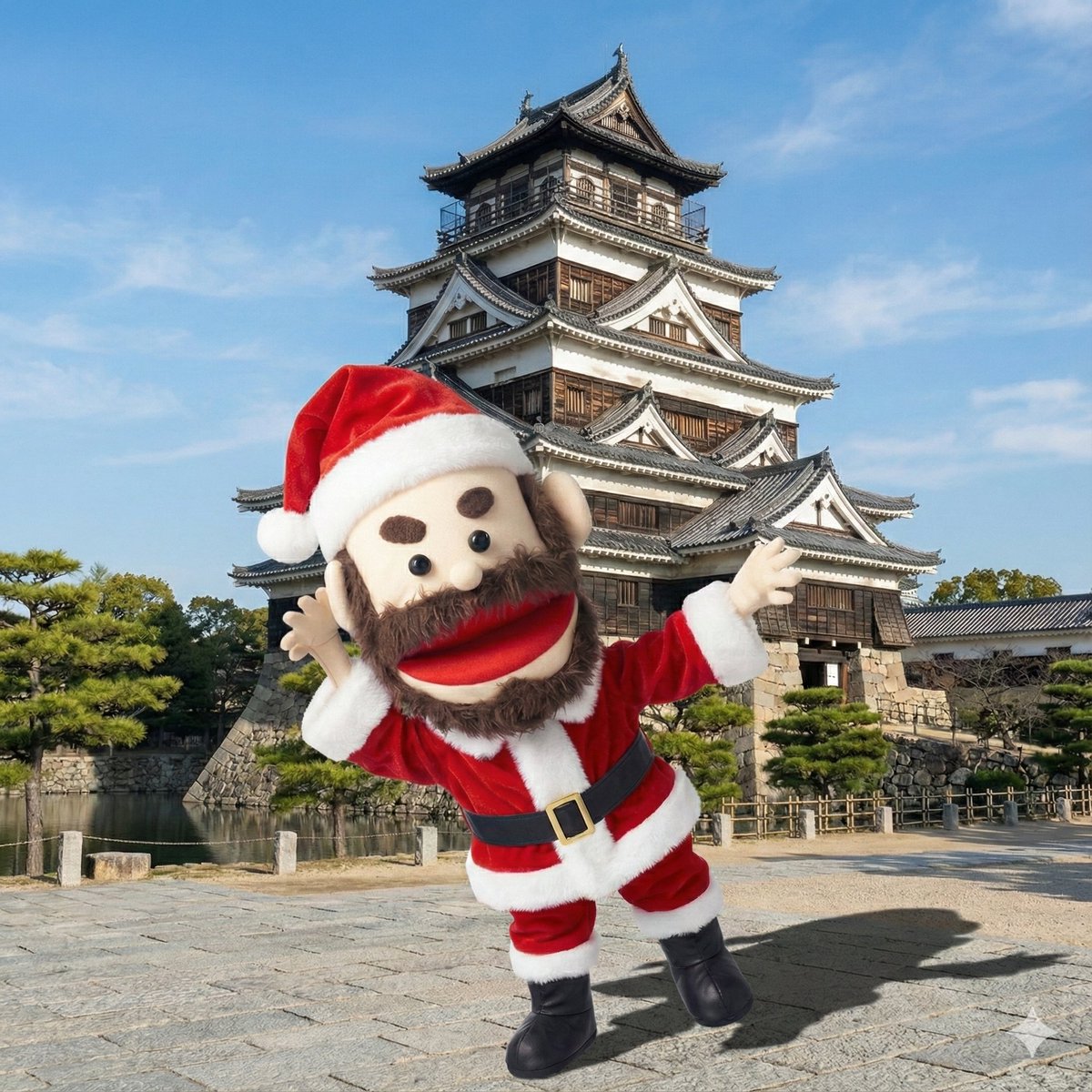 ちょちょ、
ちょっと遅ればせながらじゃが・・・
めりーくりすますなのじゃ～🎅
サンタの格好は恥ずかしいのう

さて、皆にとっておきの
OAをプレゼントじゃ🎁

✅12/30木15:15～
「元就｡アンガ村上の
　広島城下町すたこら1時間濃縮編」
秋のゴールデン特番を見逃した
あなたにオススメ