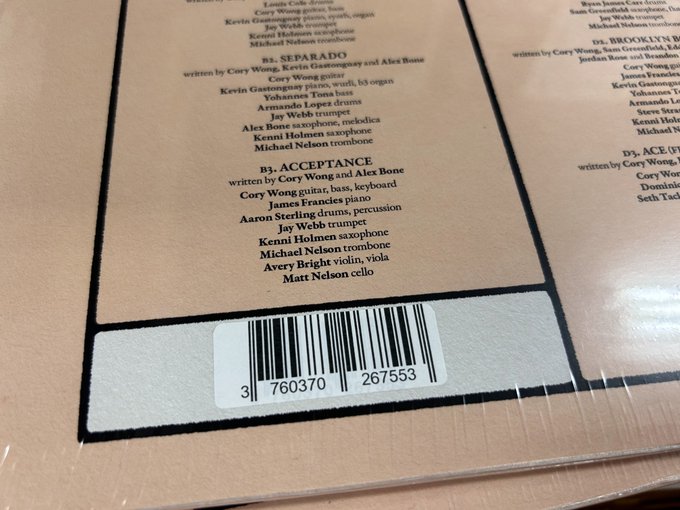 VULFPECKのCORY WONGの大傑作アルバム