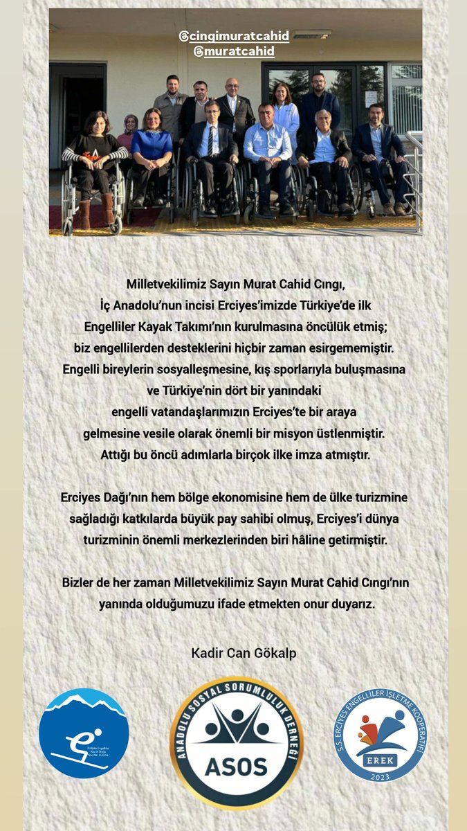 Bizler de her zaman değerli Milletvekilimiz Sayın <a href="/MuratCahidCINGI/">Dr.Murat Cahid CINGI</a> ’nın yanında olduğumuzu ifade etmekten onur duyarız.