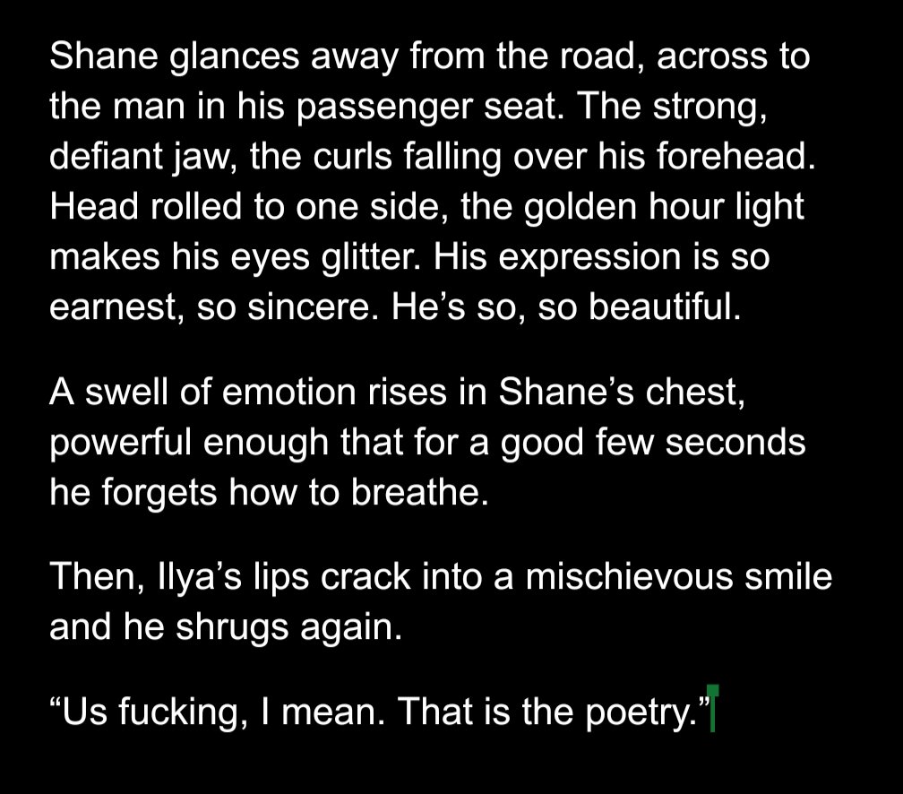 What if I blacked out and wrote some #hollanov fic of Shane and Ilya coming home to the cottage after talking to Shane's parents 

What if what if what if