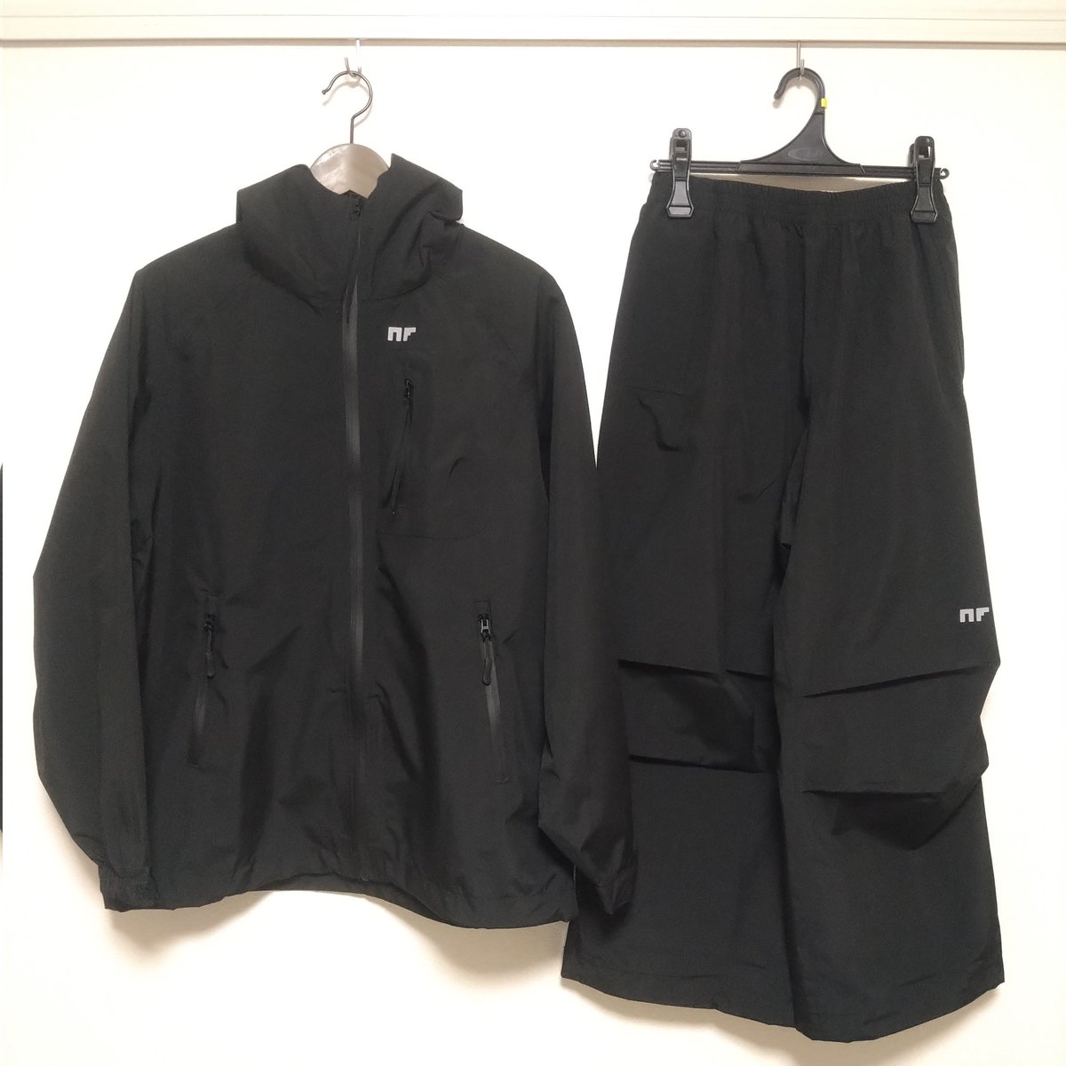 NF NIGHT FISHING SHELL 届いた。 早速着てみたら156cm、短足の私が