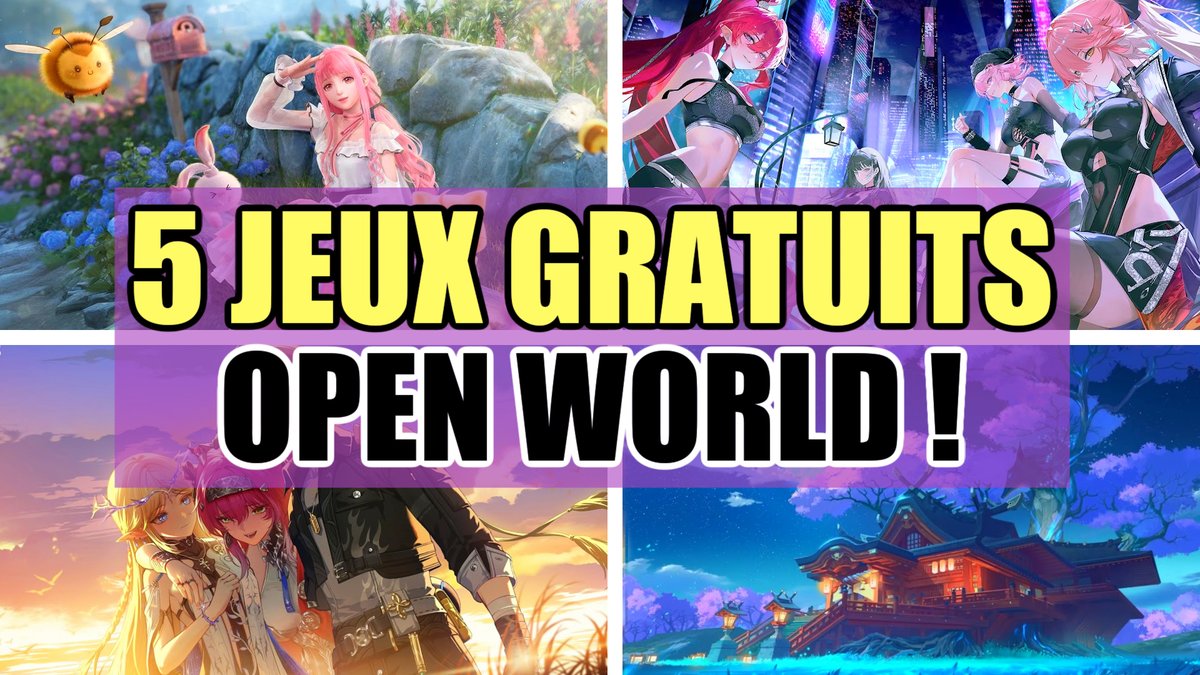 Tu cherches un jeu Free-to-Play mais uniquement avec un Open World ? 
Et bien voici une sélection de 5 supers jeux gratuits en monde ouvert !
A voir ici : youtu.be/4fcl3lrbNWE?si…