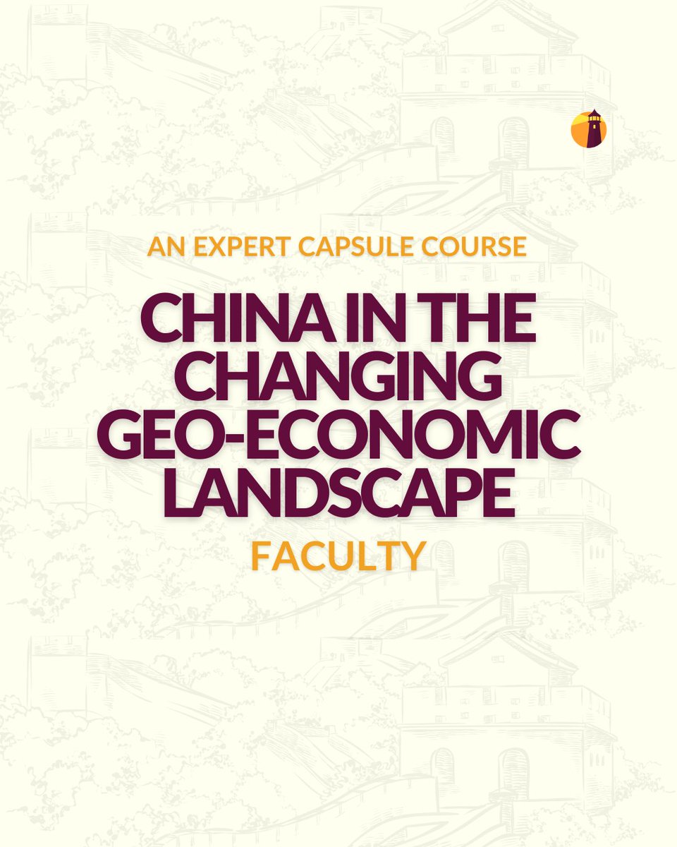 TakshashilaInst's tweet photo. Decoding China’s geo-economic influence is no longer optional for policymakers and analysts. Meet the faculty of our Expert Capsule Course on China in the Changing Geo-economic Landscape.

Apply by January 20: https://t.co/m30uglxXmK

@am_i_t_kumar @SaxenaAnushka_ @theChinaDude https://t.co/UV6zvqijWk