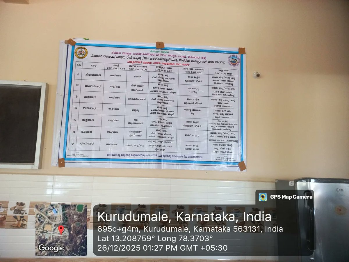 Krcrs397's tweet photo. Lunch  #SocialAudit_SWDMeals #SocialWelfare_Karnataka https://t.co/J5mLUURfKl