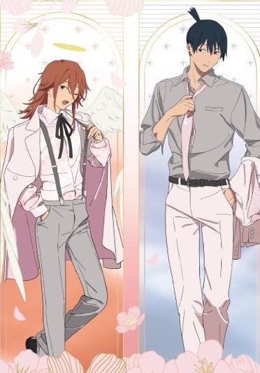 ackerwrld's tweet image. aki looking towards angel like that…i know what you are