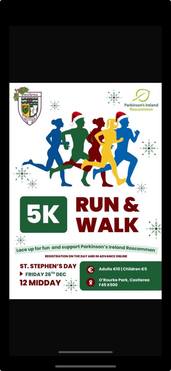 StKevins's tweet image. Gentle reminder, great way to run the turkey off , see Yee all at 12