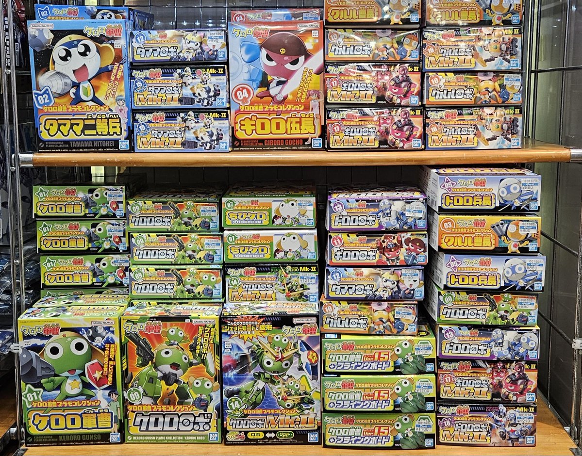5階売場に新入荷🎵 #バンダイスピリッツ プラモデル 「#ケロロ軍曹