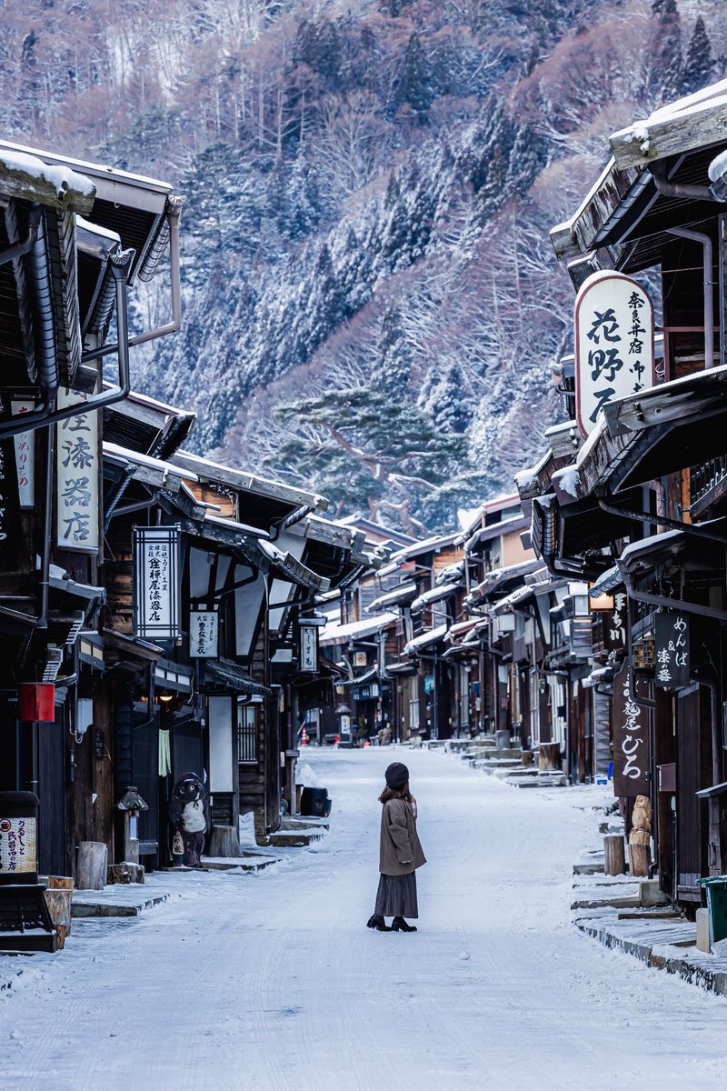 長野県にある江戸時代の町並みが残る宿場町