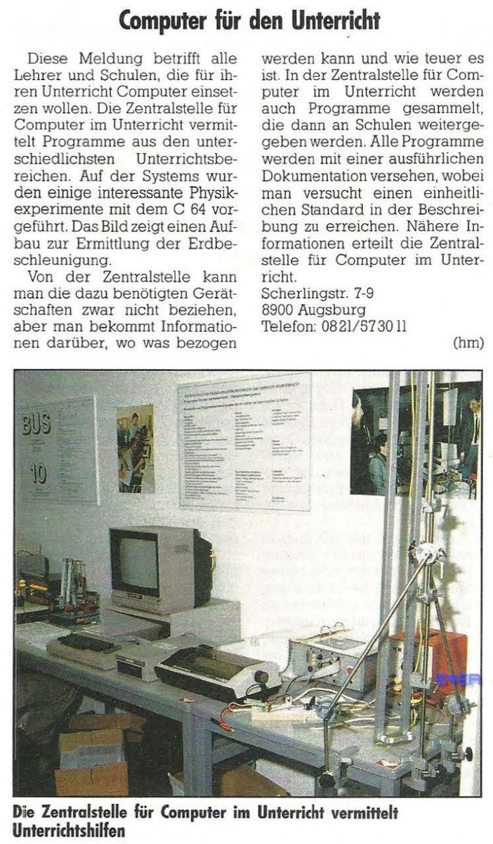 Retrojournal_de's tweet photo. Computer für den Unterricht 🖥️📚
Als der C64 nicht nur Spielkonsole war, sondern Messgerät im Physikraum.
Erdbeschleunigung bestimmen, Programme tauschen, Dokumentation auf Papier.
Frühe Bildungs-IT – pragmatisch, analog, visionär.
#Retro #C64 #Schule #Unterricht #EdTech1980s https://t.co/p4v6Plq1Ks