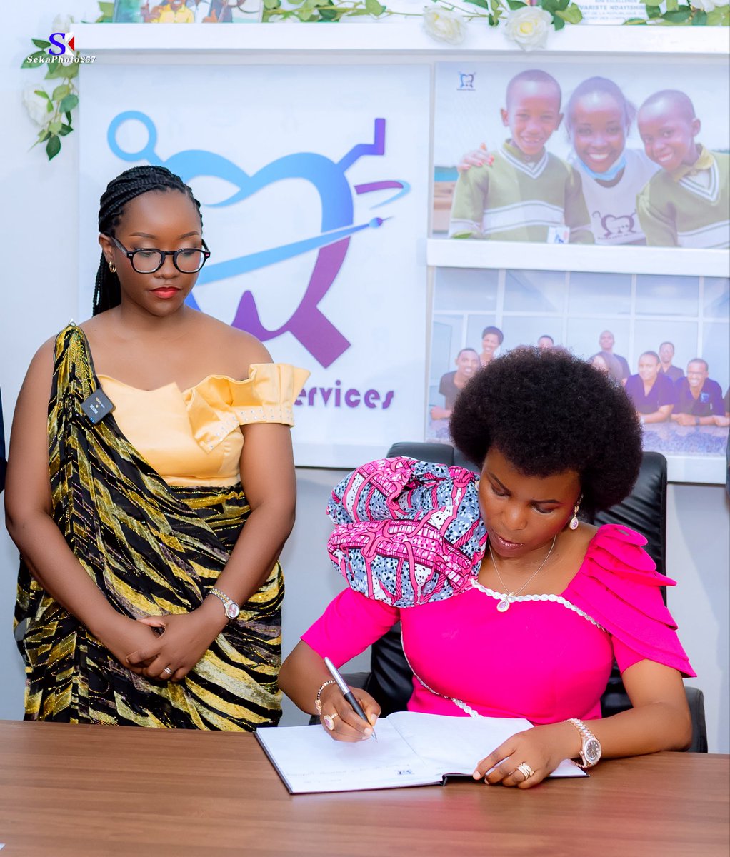 budentalmission's tweet photo. On December 23, 2025, we were grateful &amp; honored by the presence of our First Lady of Burundi SE Angeline Ndayishimiye @Burundi1stLady @OPDD_Burundi , who officially opened Budental clinic to the public. She is big on supporting health care development! https://t.co/hFeaS4q8b4