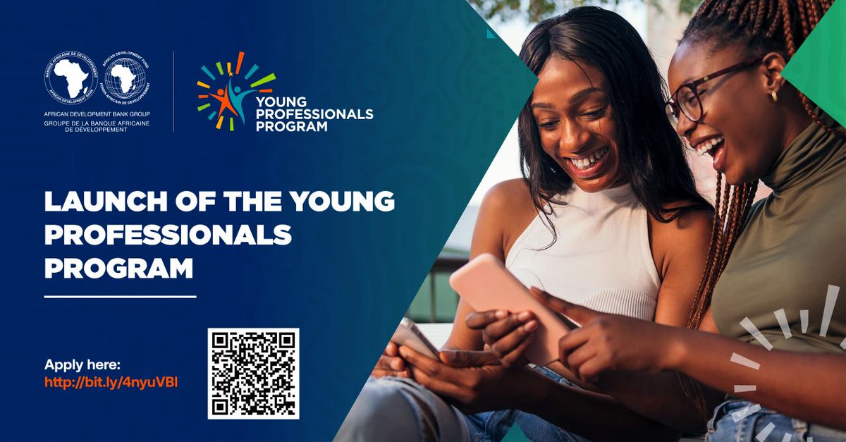 AfDB_Group's tweet image. Did you know? The Young Professionals Program (YPP) is a flagship talent acquisition, development, and management initiative aimed at building a pipeline of future experts for the @AfDB_Group. 

Applications for this programme have now been extended to 31 December 2025.

Apply…