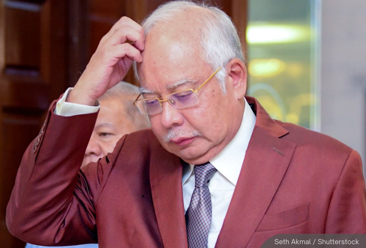 🚨 BREAKING: Najib Razak has been found guilty on all four abuse-of-power charges and all 21 money-laundering charges in the RM2.3 billion 1MDB–Tanore trial, ending more than six years of proceedings.