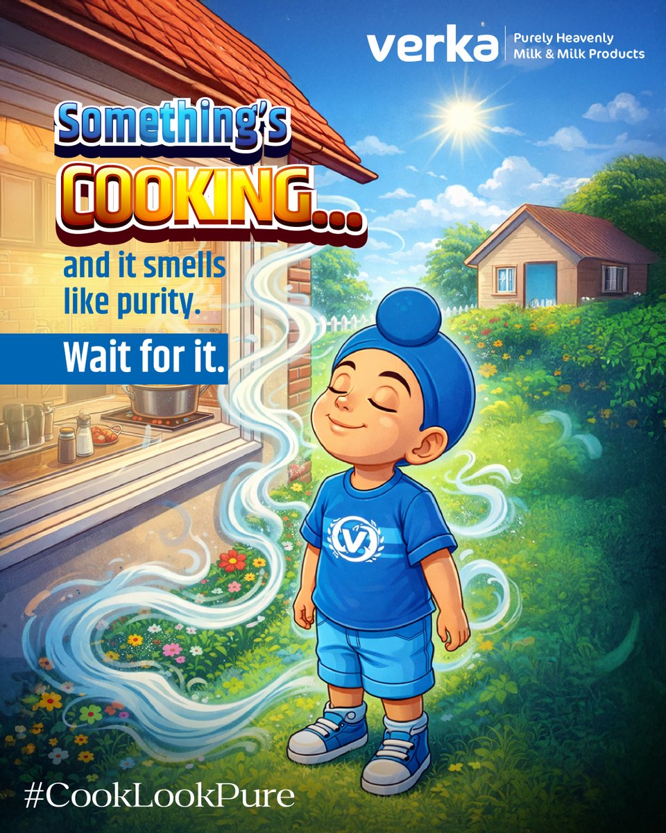 Verka_Coop's tweet photo. Something’s cooking… 👀
And it smells like purity.
Wait for it. 👨‍🍳✨

#Verka #CookLookPure #PureCooking #KitchenStories #comingsoon https://t.co/1oZHeuuz7Y