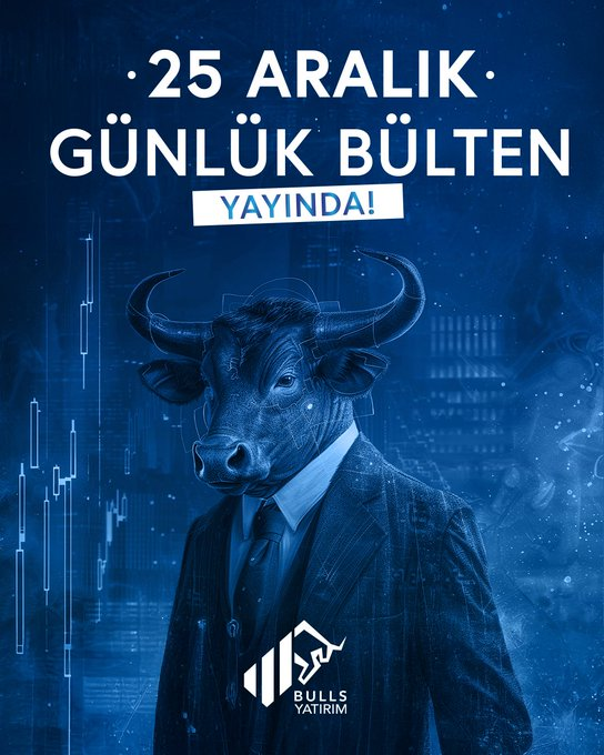 CGivord's tweet photo. BULLS YATIRIM 25 ARALIK GÜNLÜK BÜLTENİ

BIST 100 endeksi dün günü %0,44 artışla 11.340 puandan tamamladı. İşlem hacmi 142,9 milyar TL olarak gerçekleşti. https://t.co/33MMk3Jnbi