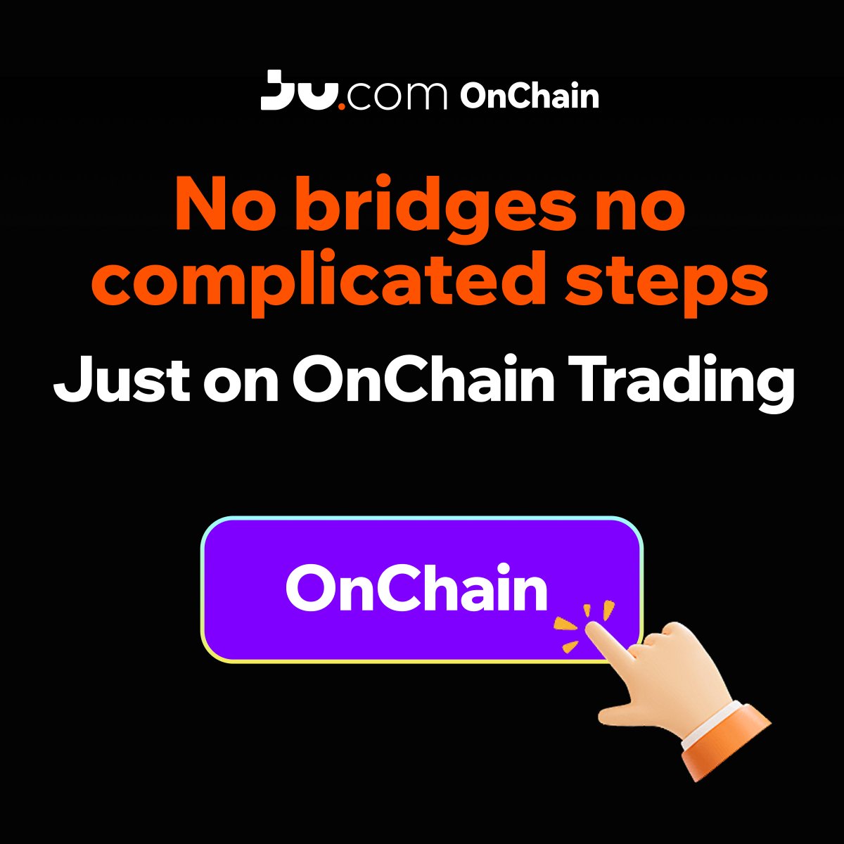 Jucom_onchain's tweet photo. No bridging required, 0 complicated operations,
it retains the convenience of CEX &amp; unlocking the on-chain freedom of DEX.

👉 Try it now: https://t.co/IFx3n1On5q

#JucomOnChain  #Web3 https://t.co/4MSZILXW4V