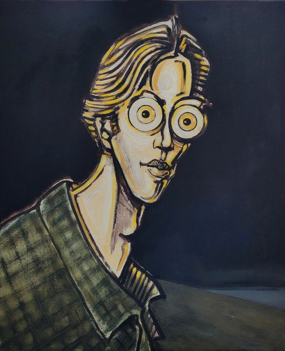 pascalbuffard's tweet image. création 2023 "Exodus" 81x65  ..(Pascal Buffard peintre)