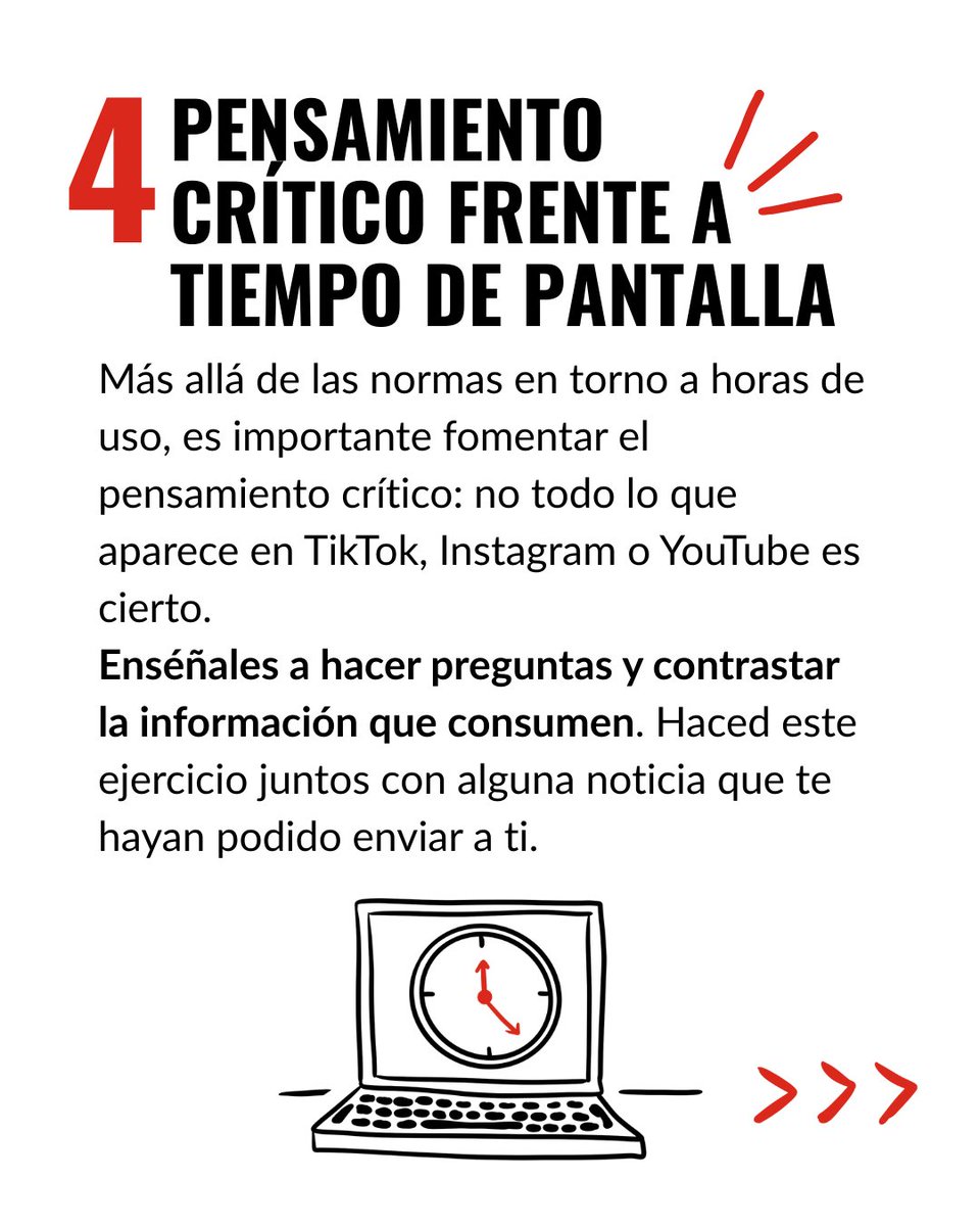 SaveChildrenEs's tweet photo. No se trata solo de poner normas, sino de crear confianza, hablar sin miedo y convertir la tecnología en un espacio seguro y positivo.
Aquí van 5 ideas sencillas para empezar con buen pie 📲

#InfanciaDigital #BienestarDigital #SaveTheChildren https://t.co/jbo0O9ExRU