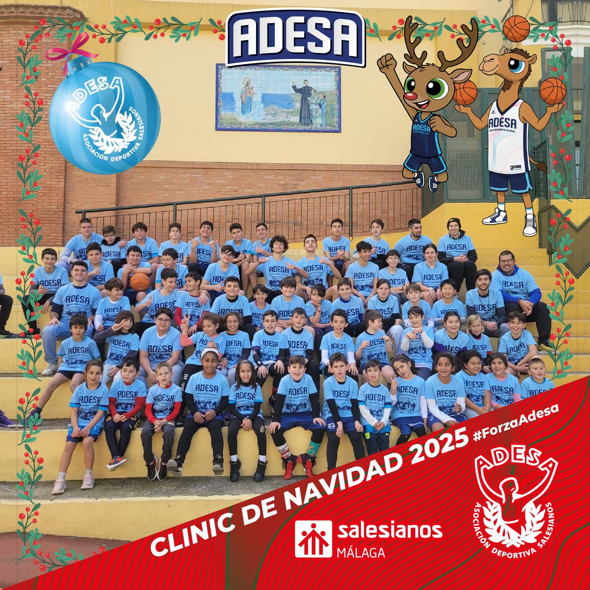 🧑🎄 Hoy es 26 de Diciembre, el último de los tres días de nuestro CLINIC DE NAVIDAD 2025. 💙🩶🩷 Muchas gracias a todos los asistentes y a todas las personas que han hecho posible estos días tan entrañables. 🎁

<a href="/SalesianosMLG/">Salesianos Málaga</a> #ProtagonistasDeLaHistoria
#ADESA2k25 #ForzaAdesa