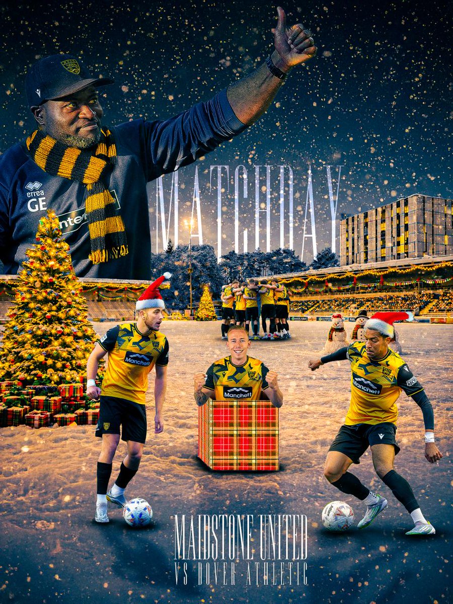 🎁 BOXING DAY FOOTBALL!

🆚 Dover Athletic
🏟️ Gallagher Stadium
🕐 13:00

🎨 <a href="/NonLeagueEdits/">NonLeagueEdits</a>

🎟️ This is an all ticket fixture, there will be non on-sale at the turnstiles, secure yours before 11am.

Everything you need to know:
ow.ly/HWgB50XNWXG