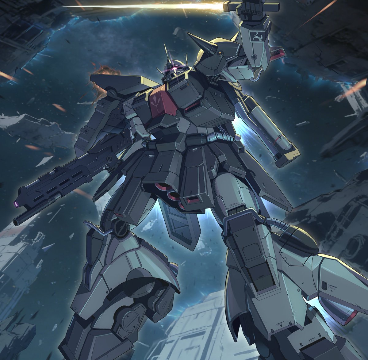 yipmon7's tweet photo. AMX-011 Zaku III https://t.co/U6unObUPRv