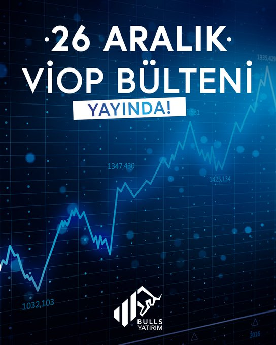 CGivord's tweet photo. BULLS YATIRIM 26 ARALIK VİOP BÜLTENİ

Aralık Vade Endeks Sözleşmesi 371.00 – 12,519.00 aralığında hareket ettiği günü %0.43 değer kaybıyla 12.386.00 puan seviyesinden tamamladı. https://t.co/uGbyrEk2oI