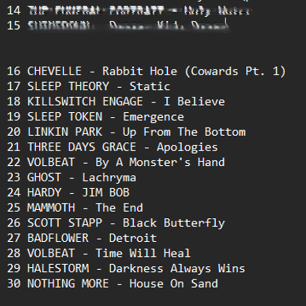 MilanoXR's tweet photo. Oggi su The Rock Train le prime quindici Rock tracks della Active Rock Top 30 di fine 2025.
📌appuntamento🕓 alle 4 del pomeriggio,🎧non potete perderla (replica alle 23:00) https://t.co/aF54aPDAHq