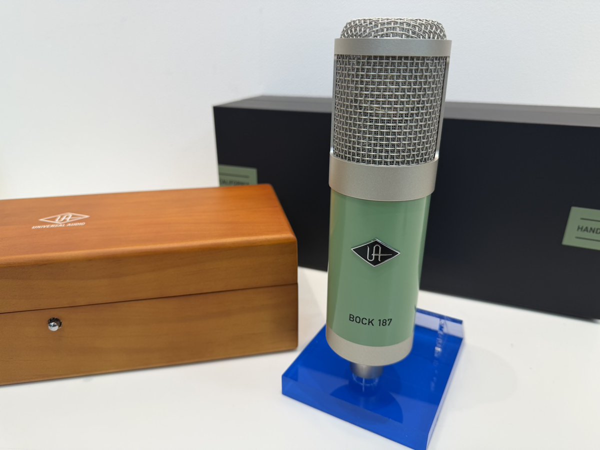伝説のマイク「U87」のサウンドを現代に昇華させた UA Bock 187 が店頭