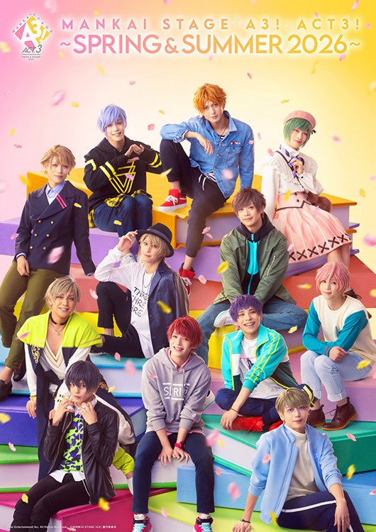 【情報解禁】

MANKAI STAGE『A3!』ACT3!～SPRING ＆ SUMMER 2026～

【夏組】瑠璃川 幸役で出演します！

全身全霊で幸くんに向き合いながら、
夏組の一員として覚悟をもって
共に歩んでいきたいです。

よろしくね、カントク。
 
#エーステ