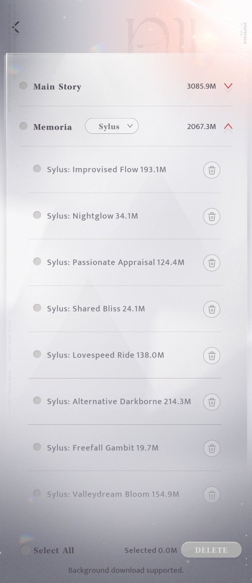 soulsfeathers's tweet image. Friendly reminder that you can open up storage space for LADS by deleting in-game resources that you don't need! That includes downloaded kindleds, mainstory, event chapters, etc.

That alone gave me 6 more GB so I really recommend going through it before the big update.

You can…