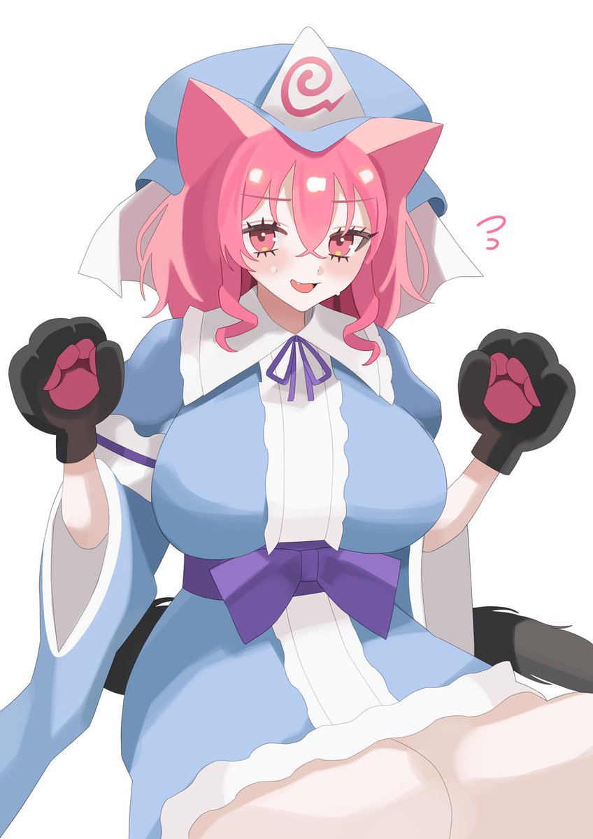 猫耳の幽々子様
#東方Project #西行寺幽々子 