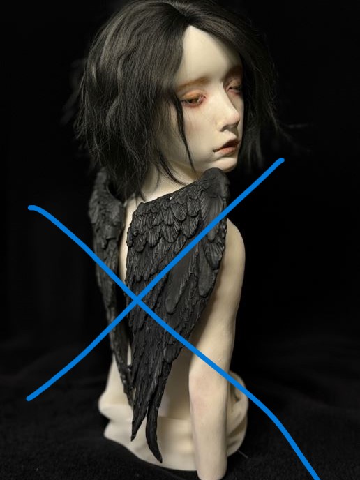 Xの改悪（画像編集機能）絵師さんの間で大騒ぎだけど、PCで試してみたらもはや作り手全員やばい。自作の人形写真に「髪と羽を黒くして」と指示するとこうなるんだけど、これが他人でも右下のボタンを押すと一瞬で出来る。これを絵画風にして、とかも一瞬。そしたら簡単にイラストが完成する。元々、