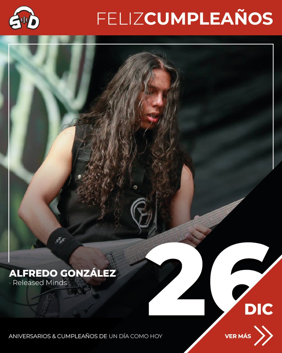 SoundDatos's tweet image. #SoundDatos · Diciembre 26 | Feliz Cumpleaños:
· @BlakOne26 (@thenegrotapes)
· Alfredo González (@RELEASEDMINDS)
---
Click en el link para ver más: instagram.com/p/DSukGu8APWn/…