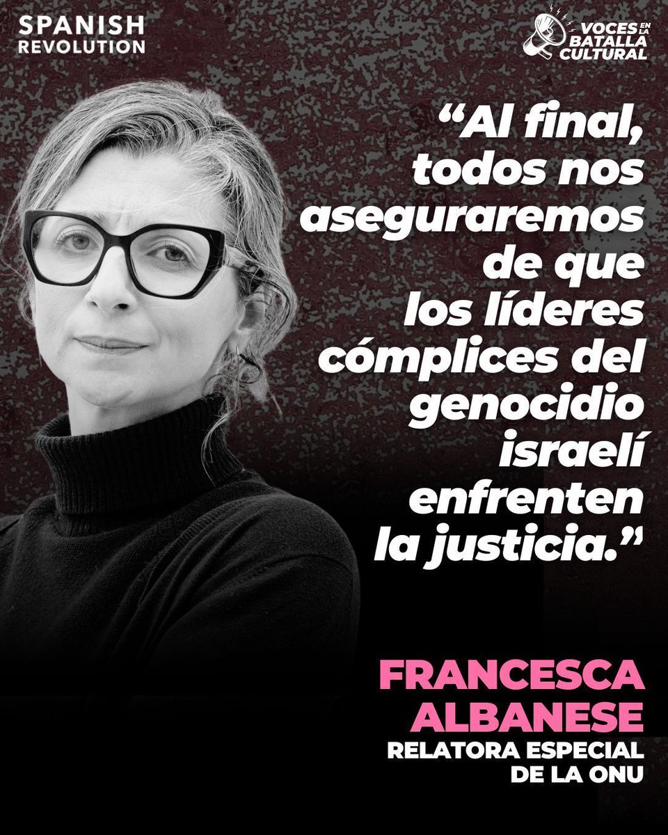La impunidad no es eterna.
Los crímenes no prescriben en la memoria de los pueblos.

Quienes hoy miran a otro lado, financian, justifican o blanquean un genocidio
mañana tendrán que rendir cuentas. 

Únete a nuestro proyecto: donorbox.org/aliadas