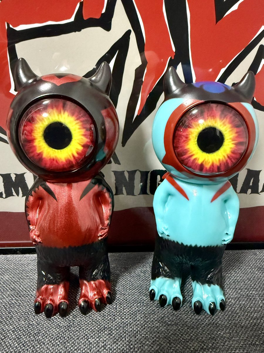 アイデビルマンアモンお迎えしましたー😈❤️ アイデビルマンと一緒に